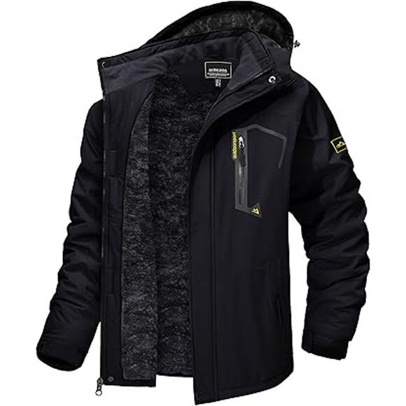 TACVASEN Mens Skiing  Snow Warm Coats Water Resistant Snowboard Jacket - Picture 1 of 5